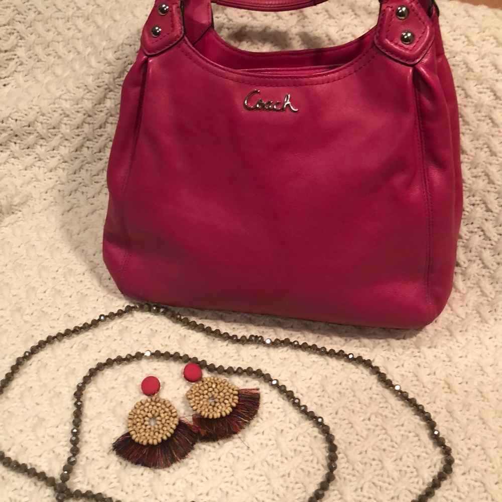 Pink Coach Purse
